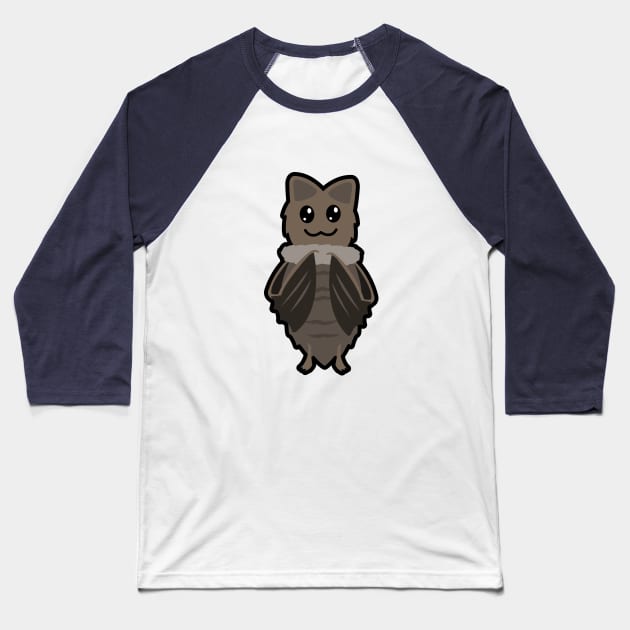 Cute & Fuzzy Bat Baseball T-Shirt by DaTacoX